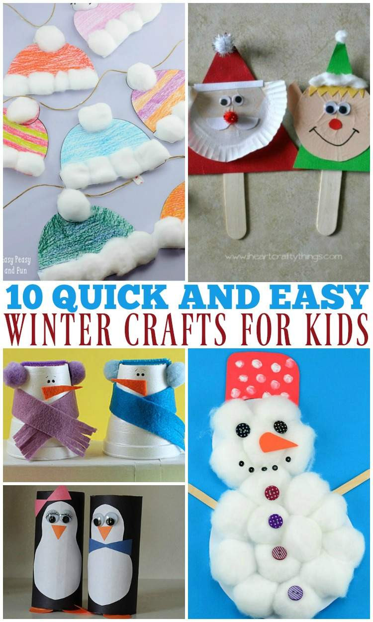 Easy Winter Crafts For Toddlers
 10 Simple and Quick Winter Crafts for Your Kids