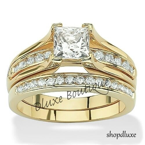 Ebay Wedding Ring Sets
 14k Gold Plated Wedding Ring Sets collection on eBay