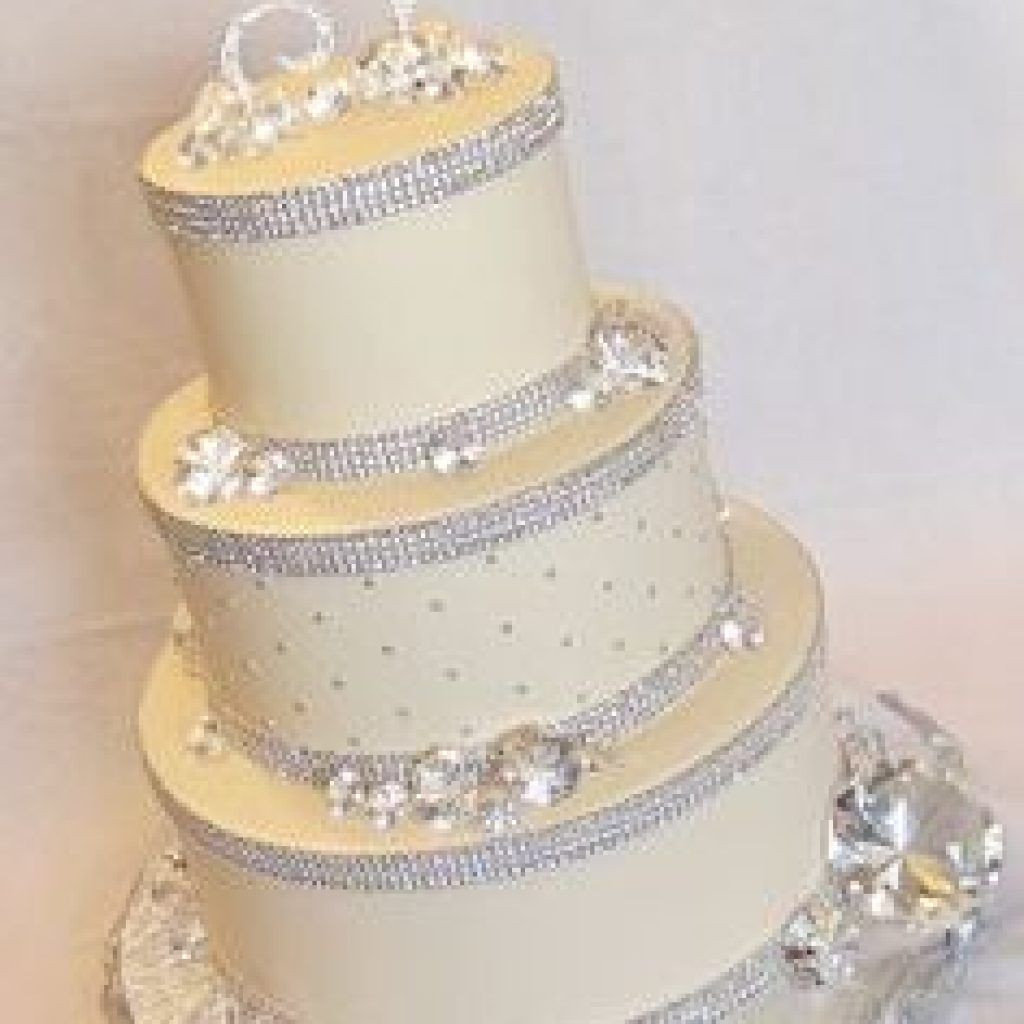 Edible Diamonds For Wedding Cakes
 Diamond Wedding Cakes Edible Diamond Ribbon For