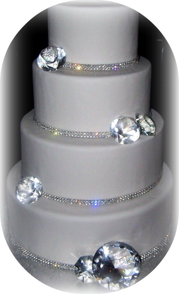 Edible Diamonds For Wedding Cakes
 Suzy Homefaker EDIBLE SUGAR DIAMONDS