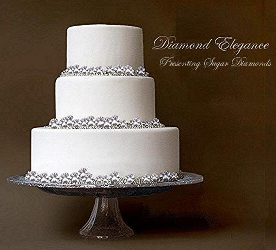 Edible Diamonds For Wedding Cakes
 Clear Diamond Shaped Confetti Cake Decorations $0 76