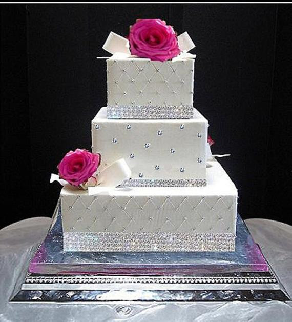 Edible Diamonds For Wedding Cakes
 Edible Sugar Diamonds for cake decorations by