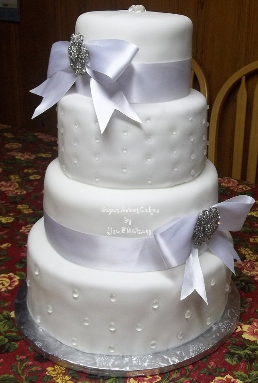 Edible Diamonds For Wedding Cakes
 Brooches Bows & Edible Diamonds CakeCentral