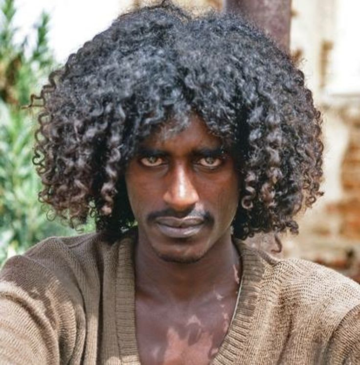 Egyptian Male Hairstyles
 Man from Beja tribe Sudan The Beja are considered