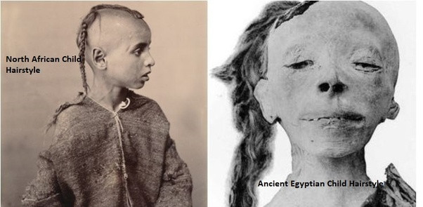 Egyptian Male Hairstyles
 Why do the Ancient Egyptians have Black African hairstyles