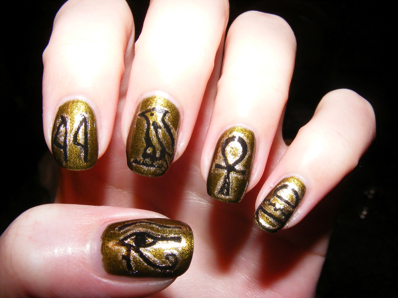 Egyptian Nail Designs
 Art Evolve Egyptian Nails
