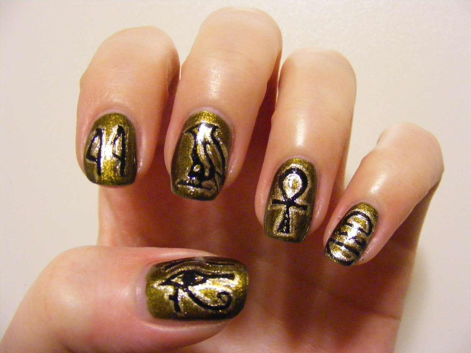 Egyptian Nail Designs
 Art Evolve Egyptian Nails