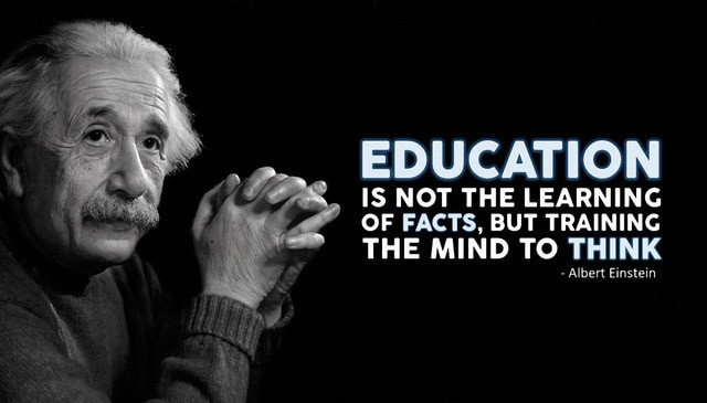 Einstein Quote On Education
 Education Albert Einstein Quotes Motivational Poster