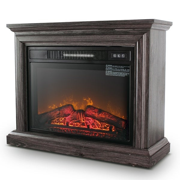 Electric Fireplace W Remote
 Shop BELLEZE 1400W Embedded Electric Fireplace Insert