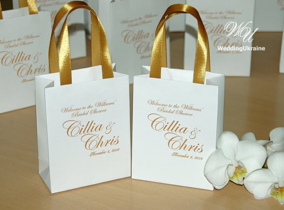 Elegant Wedding Gifts
 Elegant Gift bags Bridal Party Gift Bag Personalized with