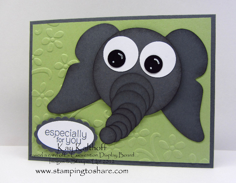 Elephant Birthday Card
 8 4 Elephant Birthday Card Stamping To