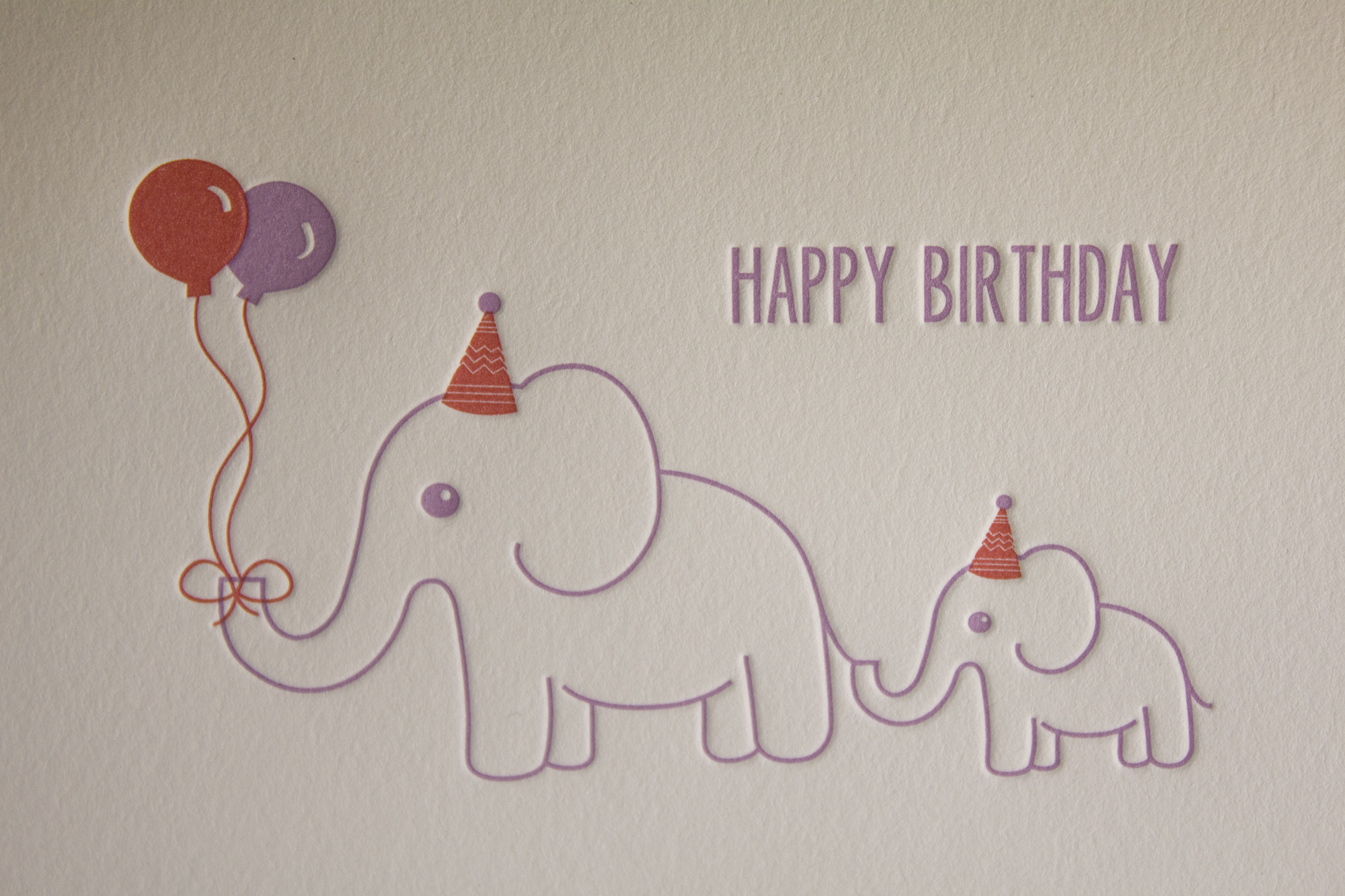 Elephant Birthday Card
 Birthday Elephants – Dolce Press