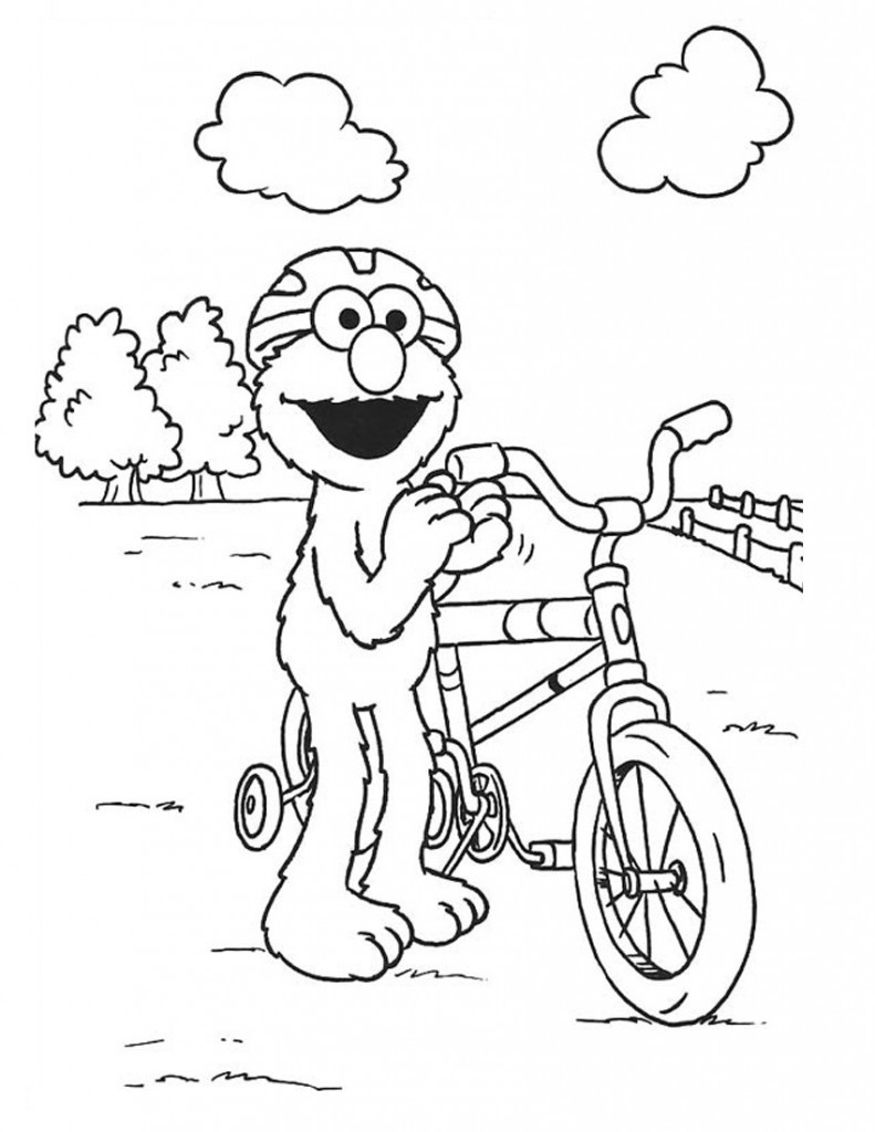 Elmo Printable Coloring Pages
 Free Printable Elmo Coloring Pages For Kids