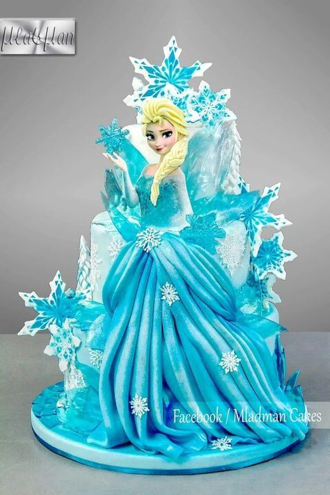 Elsa Birthday Cake
 15 Amazing Frozen Inspired Cakes Pretty My Party Party