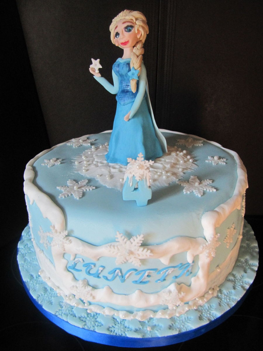 Elsa Birthday Cake
 Elsa Frozen Themed Birthday Cake CakeCentral