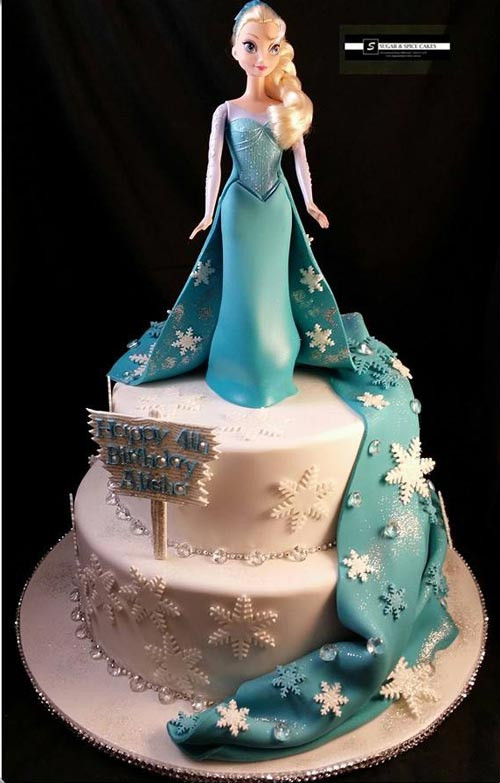 Elsa Birthday Cake
 Top 10 Frozen Cakes Jellyfish Prints
