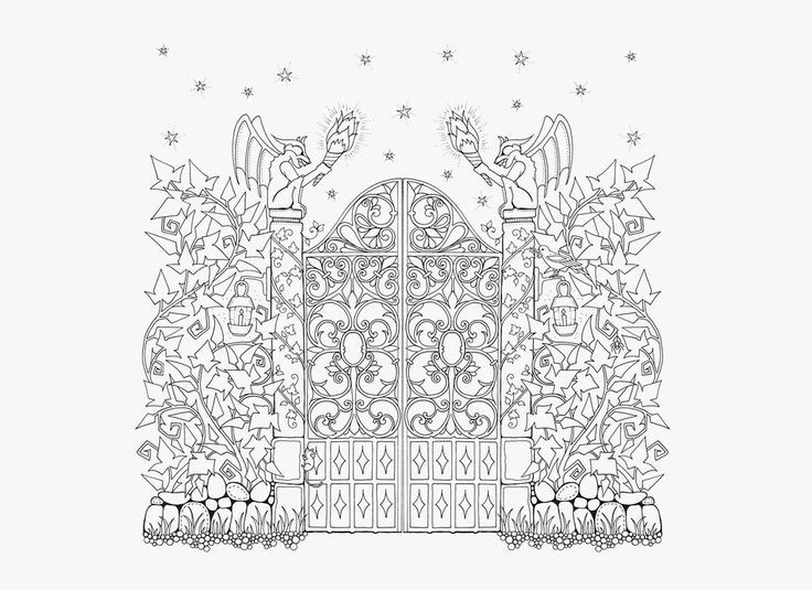 Enchanted Forest Adult Coloring Book
 Artist Johanna Basford Enchanted Forest Coloring pages