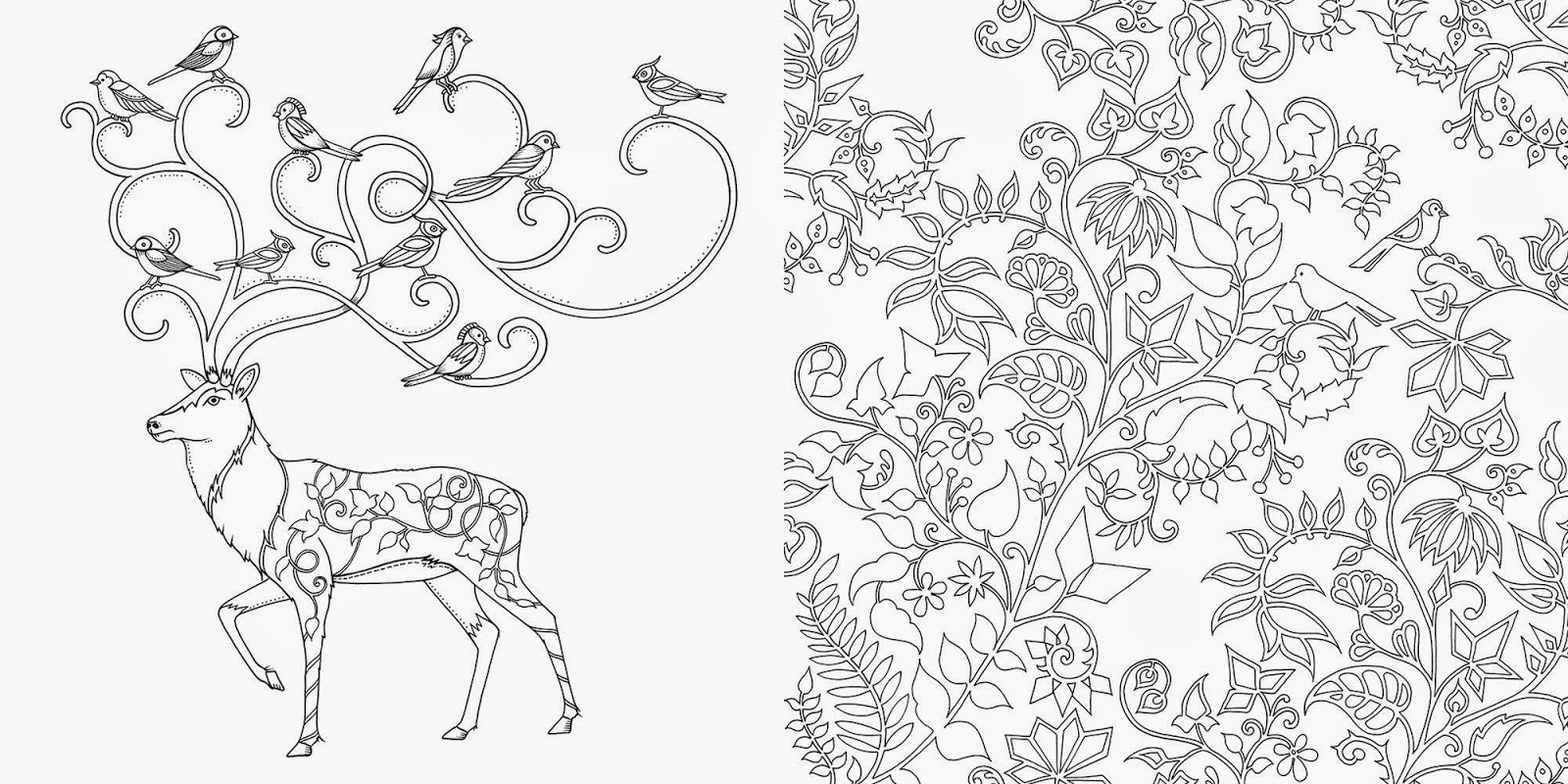 Enchanted Forest Adult Coloring Book
 SurLaLune Fairy Tales Blog Art Thursday Enchanted Forest