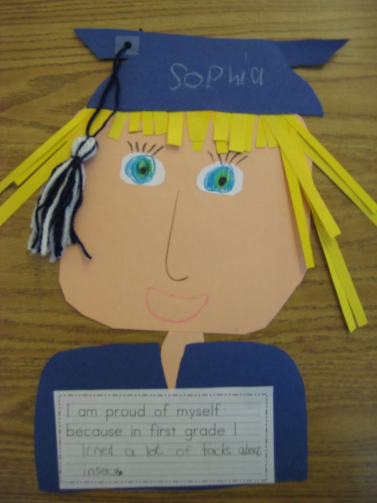 End Of Year Crafts Preschool
 Graduation idea on a 1st grade blog but love this for