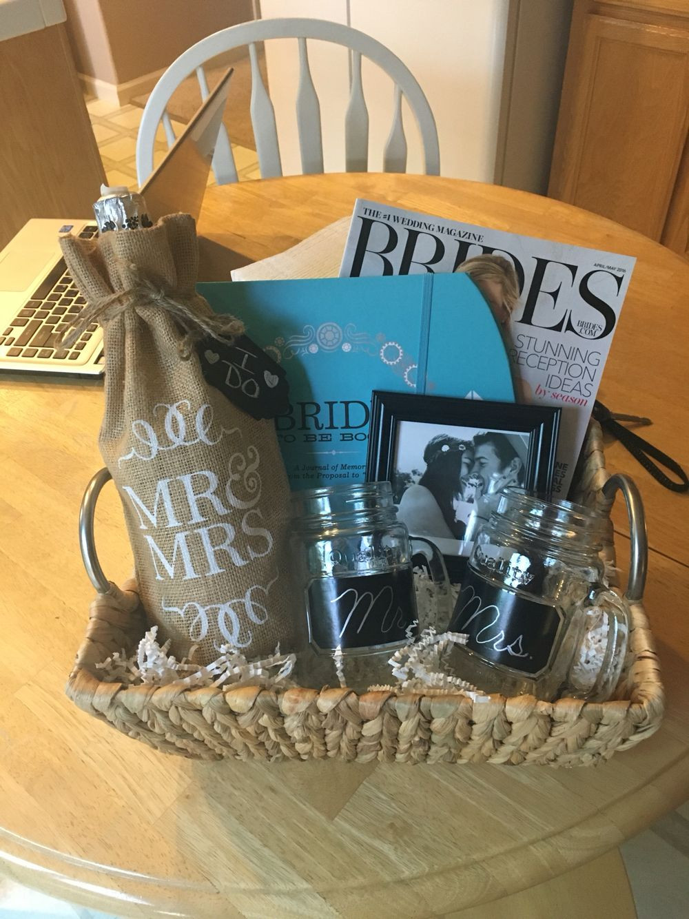 Engagement Party Gift Ideas
 Engagement t basket