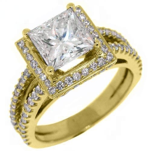 Engagement Rings For Women Princess Cut
 3 1 CARAT WOMENS DIAMOND ENGAGEMENT WEDDING HALO RING