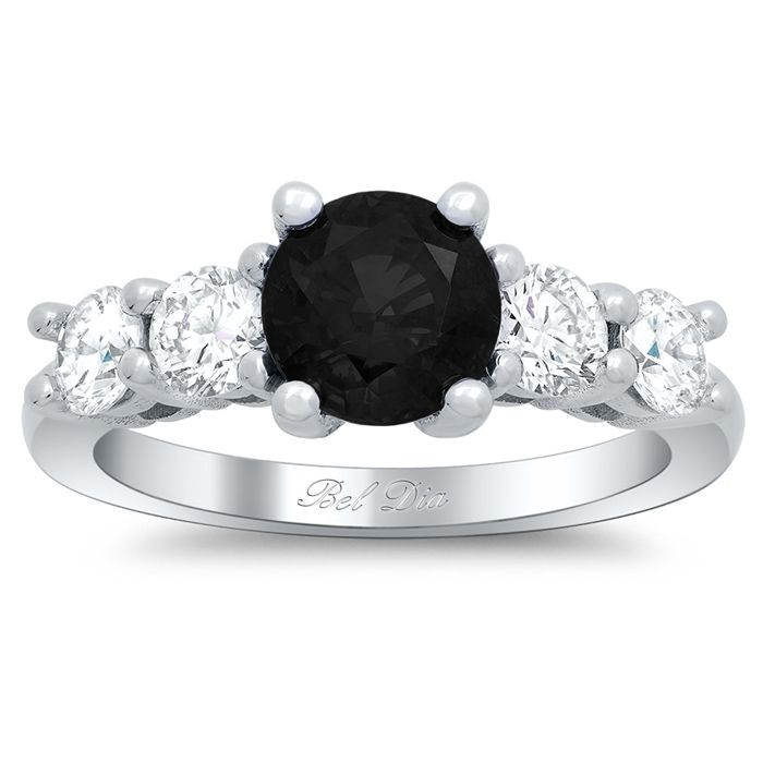 Engagement Rings With Black Diamond Accents
 1000 images about Black Diamond Engagement Rings on Pinterest