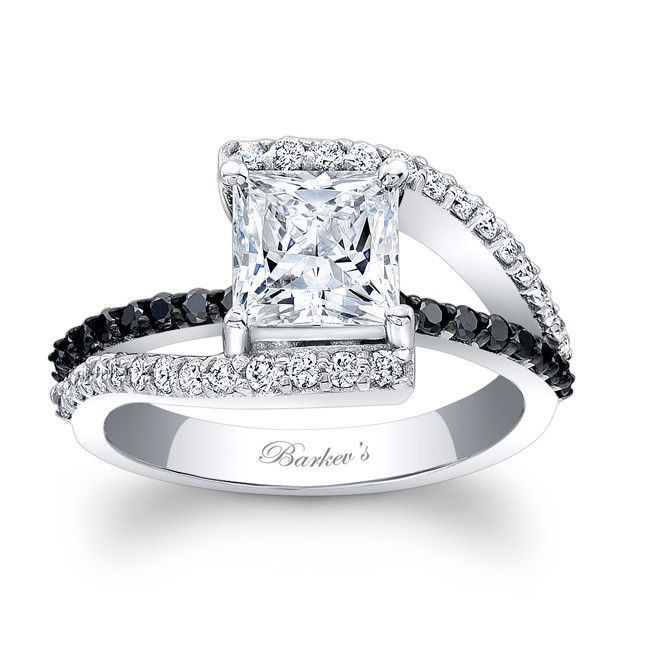 Engagement Rings With Black Diamond Accents
 Popular cheap wedding rings for newlyweds White diamond