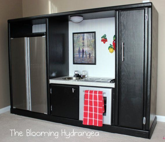 Entertainment Center For Kids Room
 Entertainment Center turned into Play Kitchen I ve seen