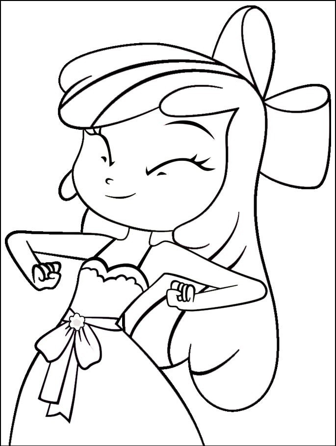 Equestria Girls Coloring Pages
 My Little Pony Equestria Girl Rainbow Dash Coloring Pages
