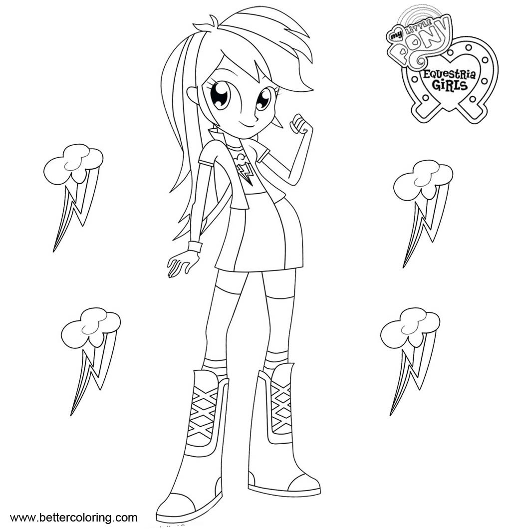 The top 25 Ideas About Equestria Girls Rainbow Dash Coloring Pages ...