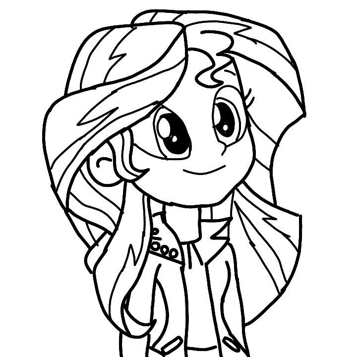 equestria girls day dreem shimer coloring pages