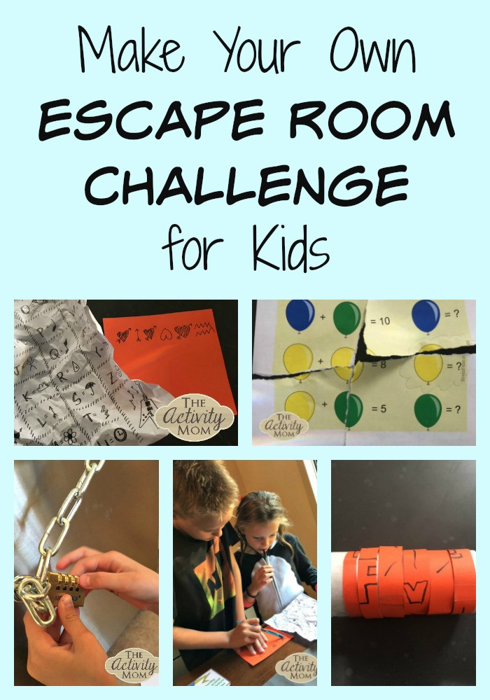 Escape The Room For Kids
 The Activity Mom Make Your Own Escape Room Challenge for