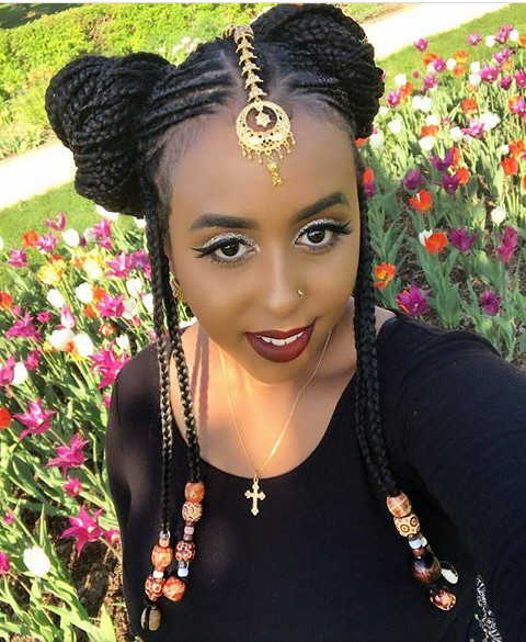 Ethiopian Hairstyle Braids
 These Ethiopian Beauties Are Showing f Their Culture In