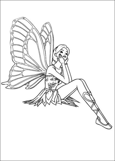 Fairy Coloring Pages For Kids
 10 Disney Fantasy Fairies Coloring Pages for Kids