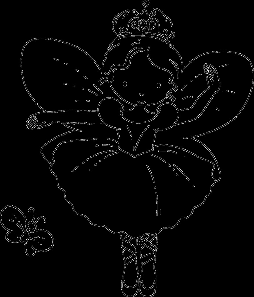 Fairy Coloring Pages For Kids
 Free Love Quotes Fairy Coloring Pages