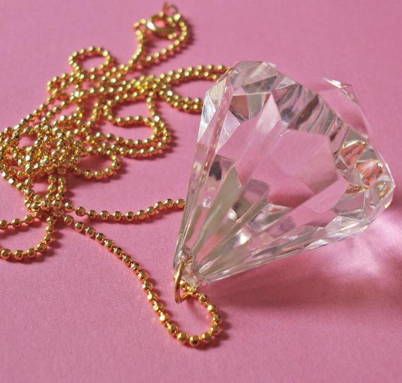 Fake Diamond Necklace
 Huge Fake Diamond Necklace