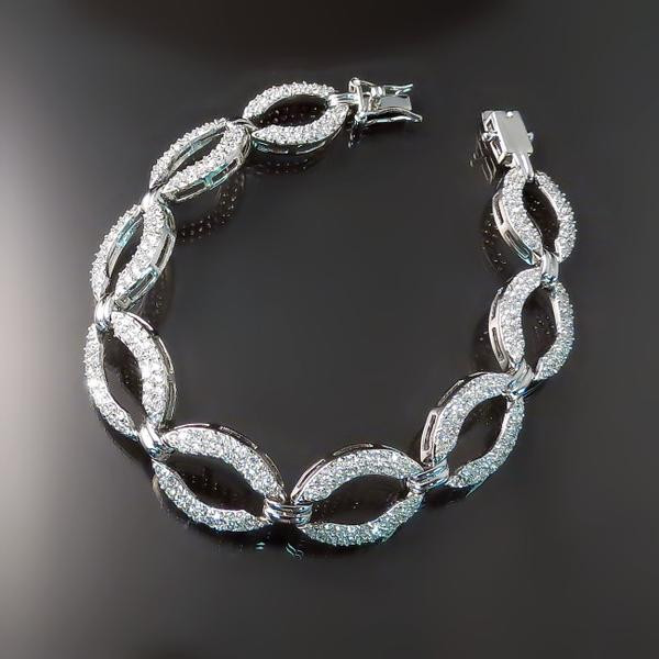 Fake Diamond Necklace
 Imitation Diamond Jewelry CZ Bracelet Zoran Designs Jewelry