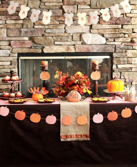 Fall Baby Shower Decorating Ideas
 Little Pumpkin Baby Shower Party Ideas Party Ideas