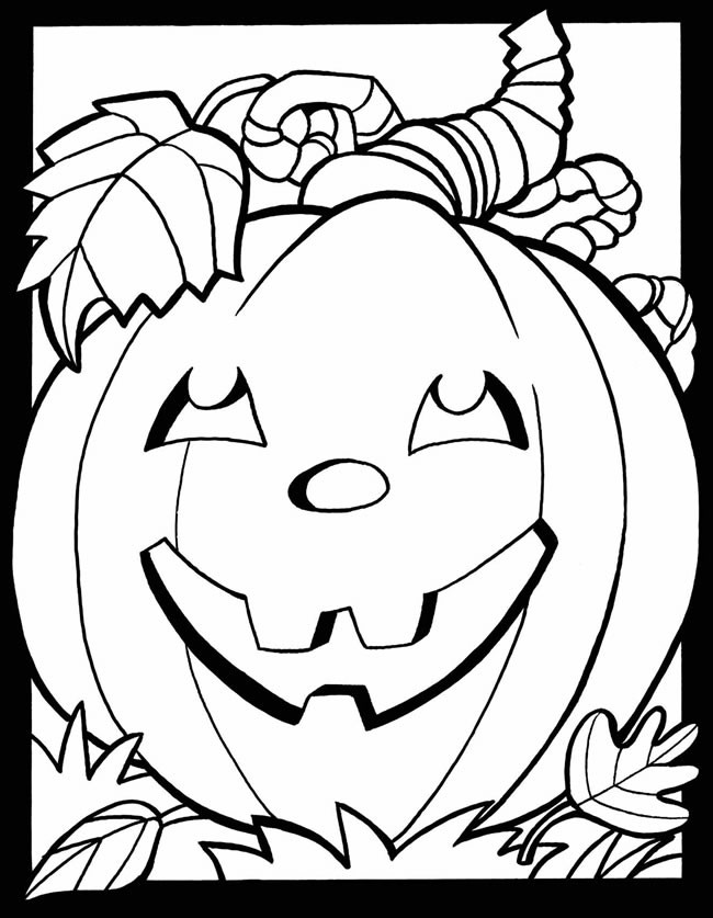 Fall Kids Coloring Pages
 Waco Mom Free Fall and Halloween Coloring Pages