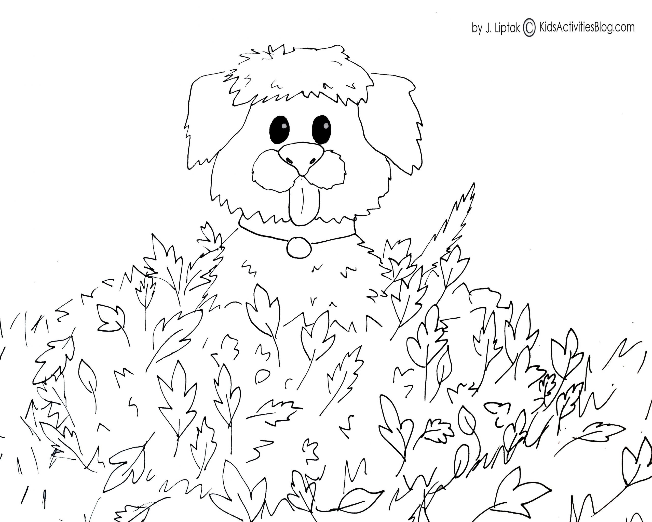 Fall Kids Coloring Pages
 4 FREE PRINTABLE FALL COLORING PAGES Kids Activities