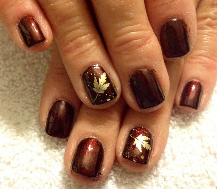 Fall Nail Color Ideas
 Best 25 Fall gel nails ideas on Pinterest