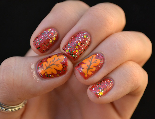 Fall Nail Ideas
 Thanksgiving nail art 13 festive fall manicure tutorials