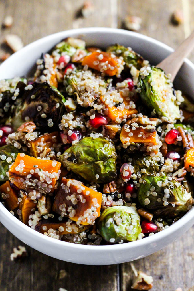 Fall Quinoa Recipe
 Fall Brussels Sprouts Quinoa Salad – Emilie Eats