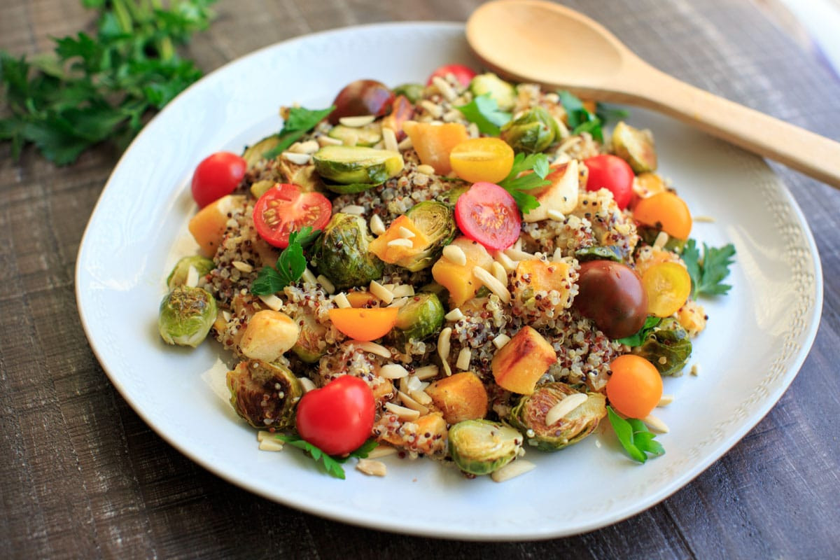 Fall Quinoa Salad
 Fall Quinoa Salad with Squash and Brussels Sprouts Trial