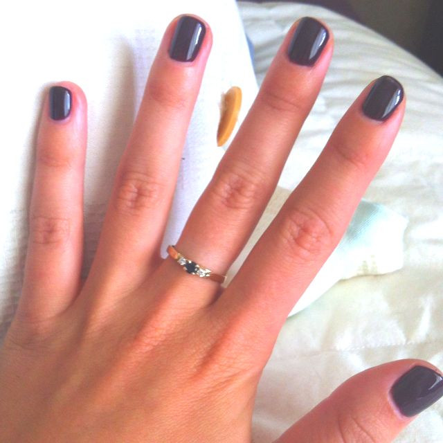 Fall Shellac Nail Colors
 I got a ton of pliments when I had this gray color on