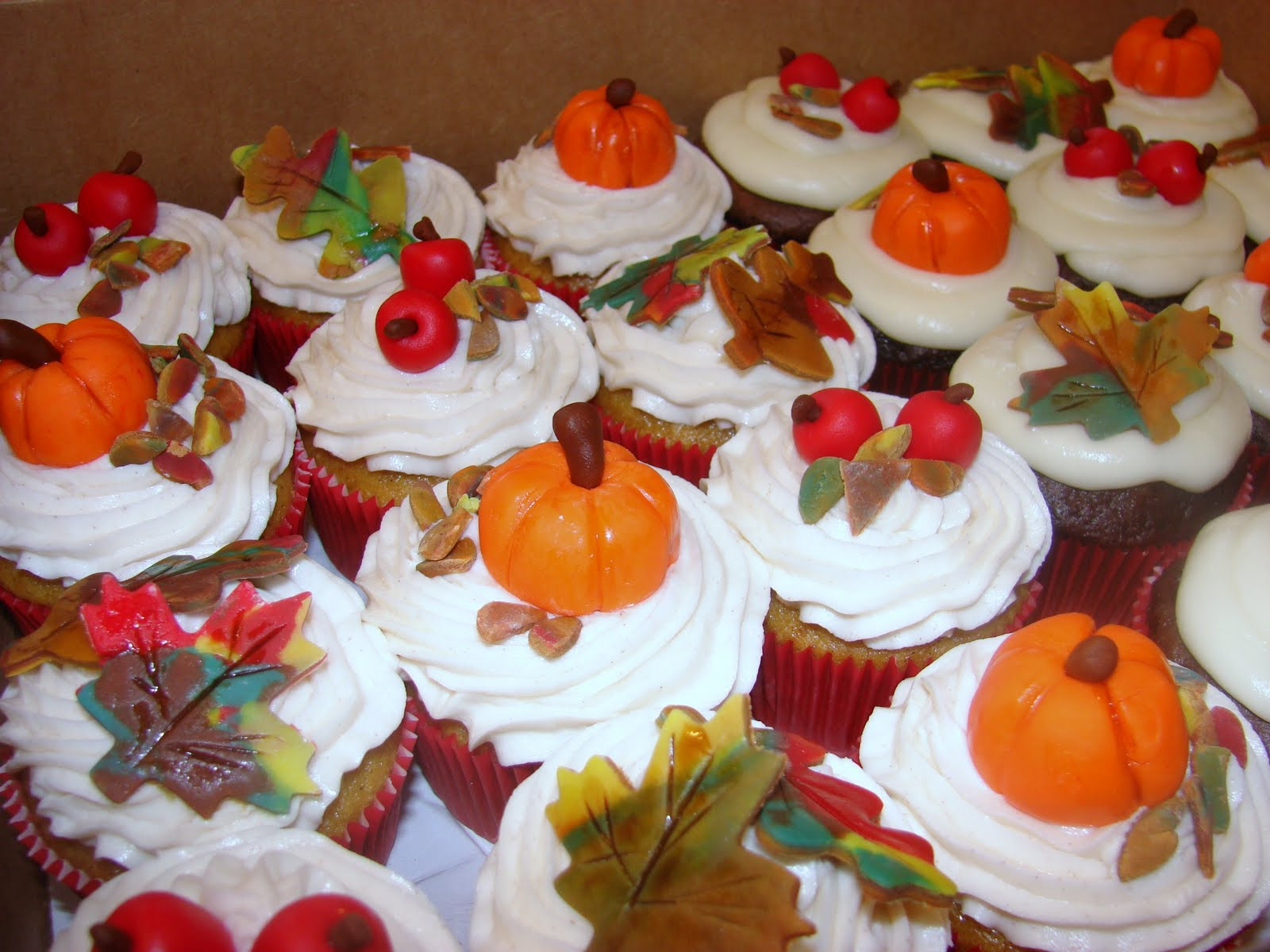 autumn fall cupcake ideas