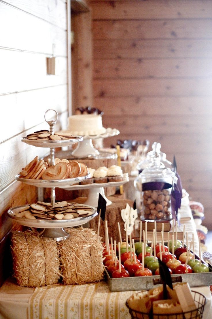 Fall Wedding Buffet Menu Ideas