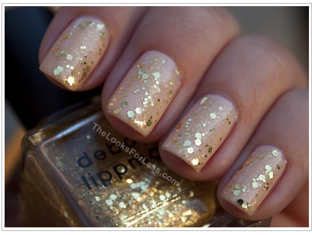 Falling Glitter Nails
 Sweet Peas and Seashells Fall Glam Inspiration A Touch