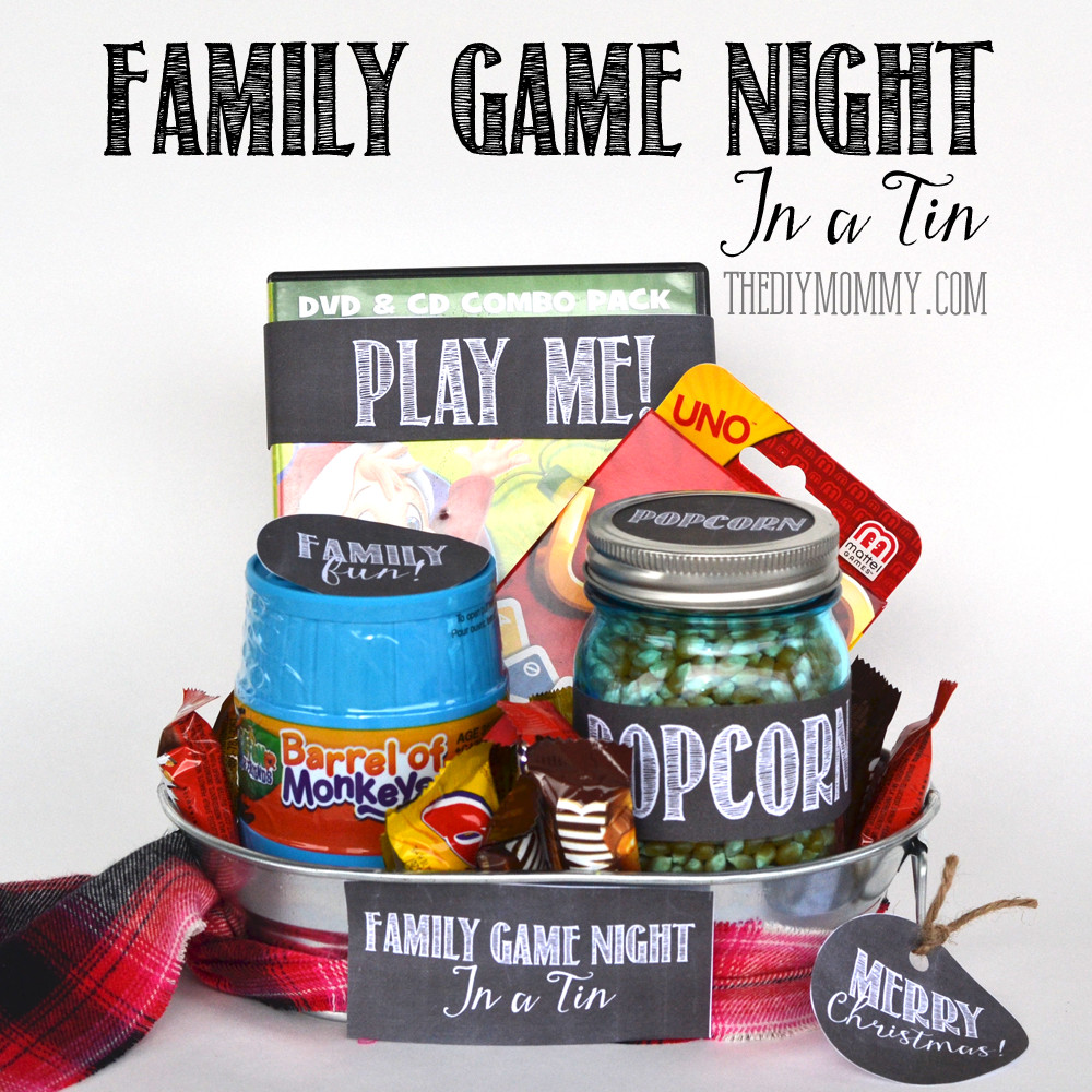 Family Night Gift Basket Ideas
 A Gift In A Tin Family Game Night In A Tin