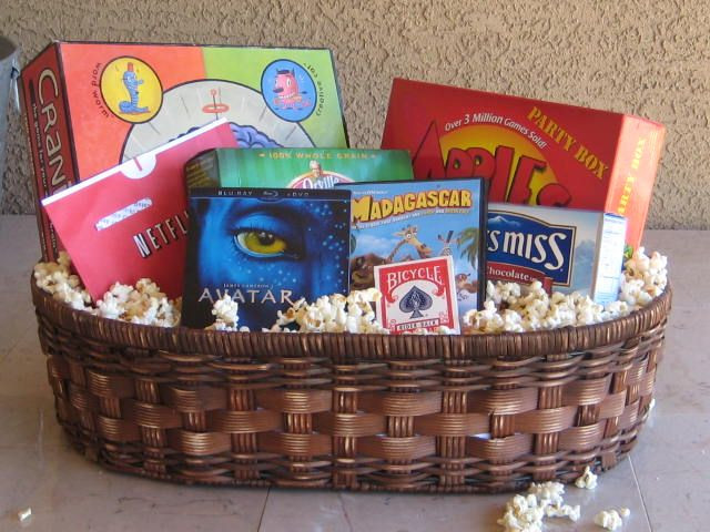 Family Night Gift Basket Ideas
 Teachers deserve family fun time too Create a family fun